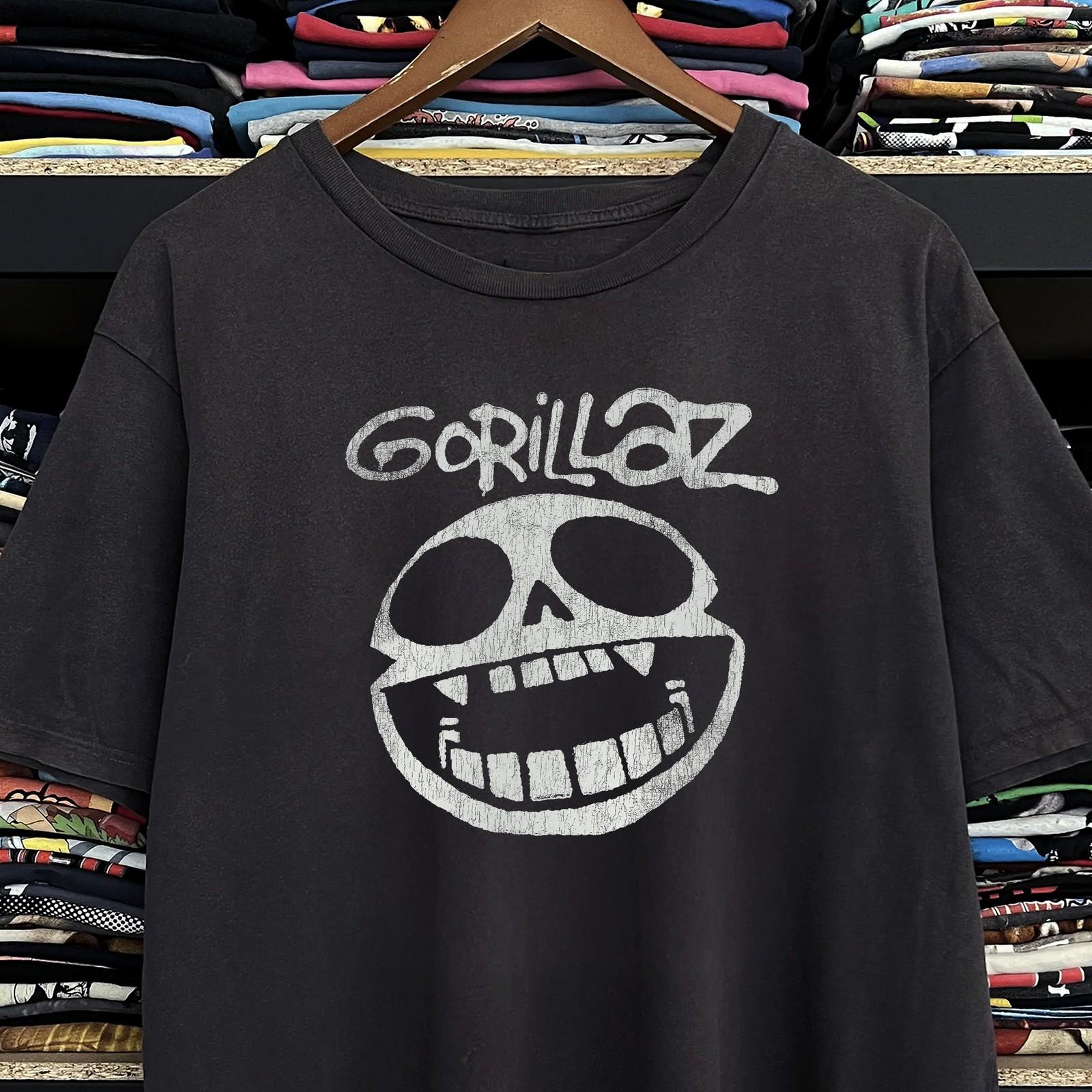 Gorillaz Xray Skull Promo T-Shirt Black XXL 3XL