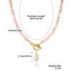 Necklace for Women No Color Loss Simple Rice Beads Beaded Necklace Women Light Niche Fashion Colorful Crystal Necklace Elegant Necklace