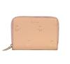 Paul Smith Cat Doodle Women's Mini Wallet, Compact Coin Purse, Card Case, Multi-Purpose Case with Key Hook, Dusty Pink