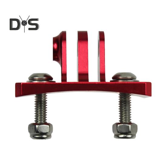 

Универсальный шлем с фиксированным креплением, нержавеющий, не легко деформируемый, простая установка, металлический кронштейн для камеры, адаптер, аксессуары для GoPro красный