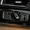 Carbon Fiber Interior Headlight Switch Knob Cover Trim For BMW 7Series F01 09-14