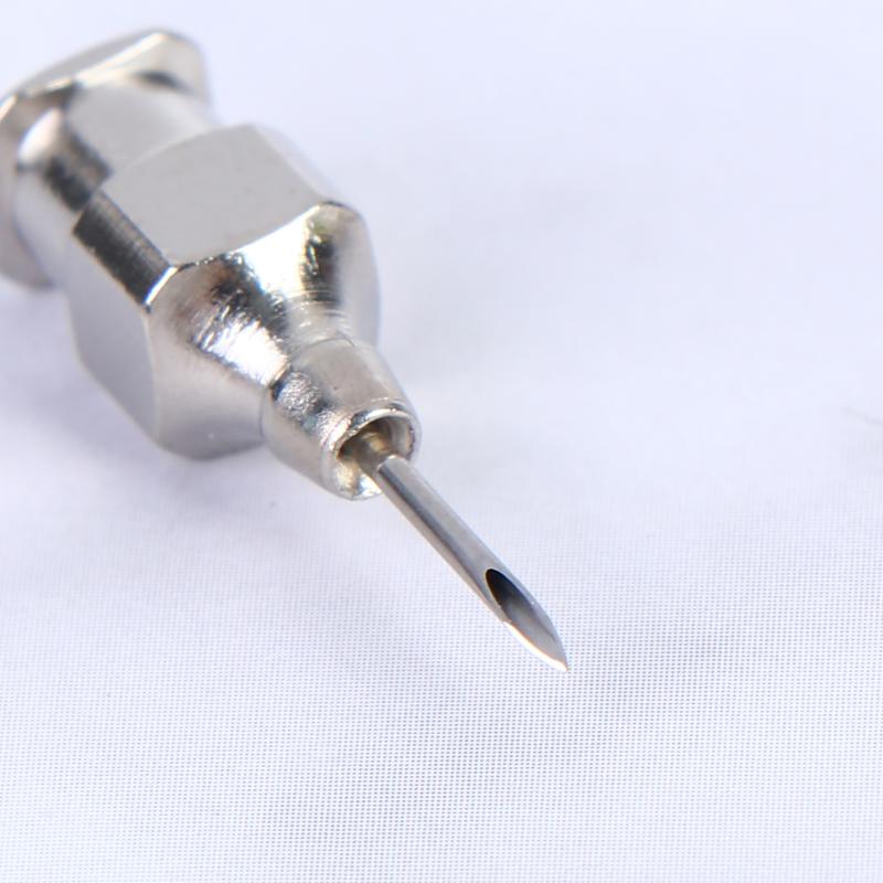 10Pcs 9*8 Stainless Steel Needles For Chickens Sows Metal Needles For Piglets Cows And Sheep Injection Needles
