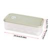 Egg Storage Box Plastic Egg Organizer Grids Kitchen Container with Lid