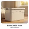 Storage Box with Wheels Dustproof Lid Long-Lasting for Moving