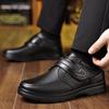 Vyriški natūralios odos slip-on laisvalaikio batai britiško stiliaus - 2025 m. ruduo