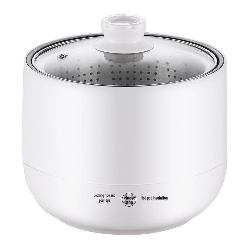 Compact Multifunctional Electric Rice Cooker Steamer – Non-stick, Low Power, Ideal for Dorms and Small Spaces