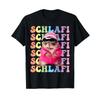 Schlafi Hamster Lustige Meme Sprüche Schlaf T-Shirt Schwarz Vintage Weich Herren Oberteil Für Den Alltag Unisex Mode Lässig