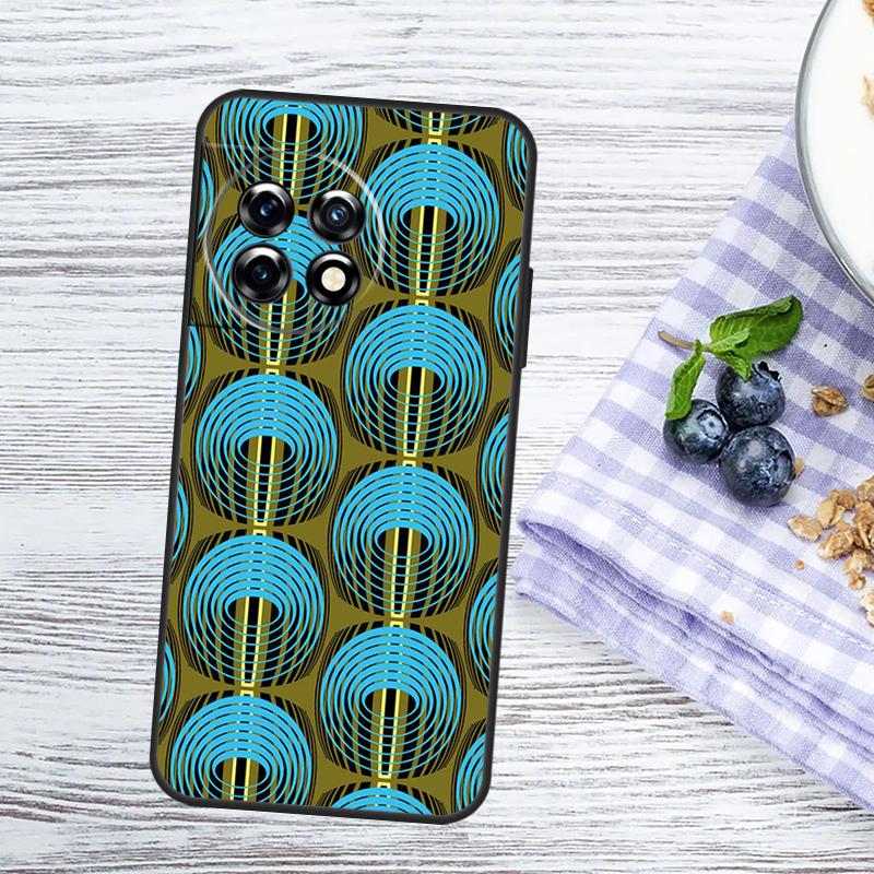 

African Prints Fabric Case For OnePlus Nord 5 CE 3 4 Lite N20 N30 OnePlus 15 13 10 11 12 13T 13R 12R 10R 15R Cover OnePlus 8T