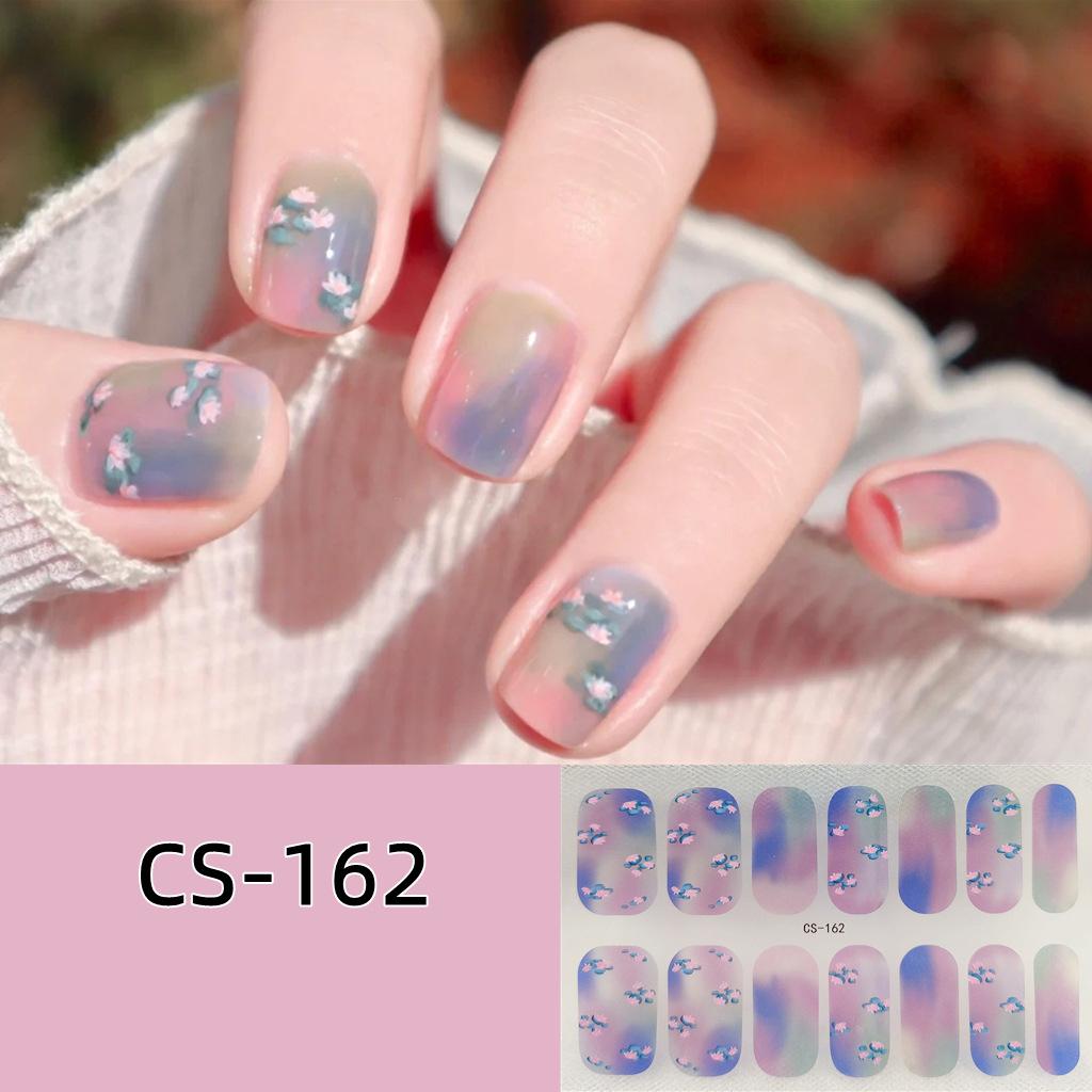 CS voděodolný nepečlivý gelový lak na nehty film vše nalepit japonský a korejský vítr malá červená kniha stejný film na nehty papír film na nehty papír