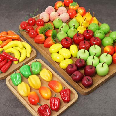 10Pcs/Saco Espuma de Frutas Artificiais Cor Vibrante Realista Mini Longa Duração Foto Adereços Artesanato Mesa de Jantar Decoração Vegetal Falso Artigos para Casa