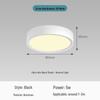 Round Surface-Mounted LED Ceiling Light for Living Room, Bedroom, Entrance, Corridor, Aisle, Home Spotlight