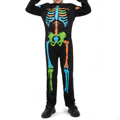 Chlapecký halloweenský kostým kostlivce Cosplay dětské oblečení pro divadelní vystoupení