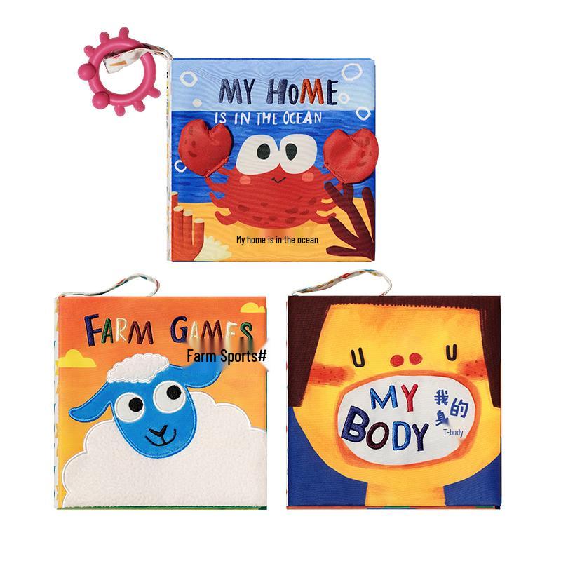 Babycare 3D Interactive Learning Cloth Books