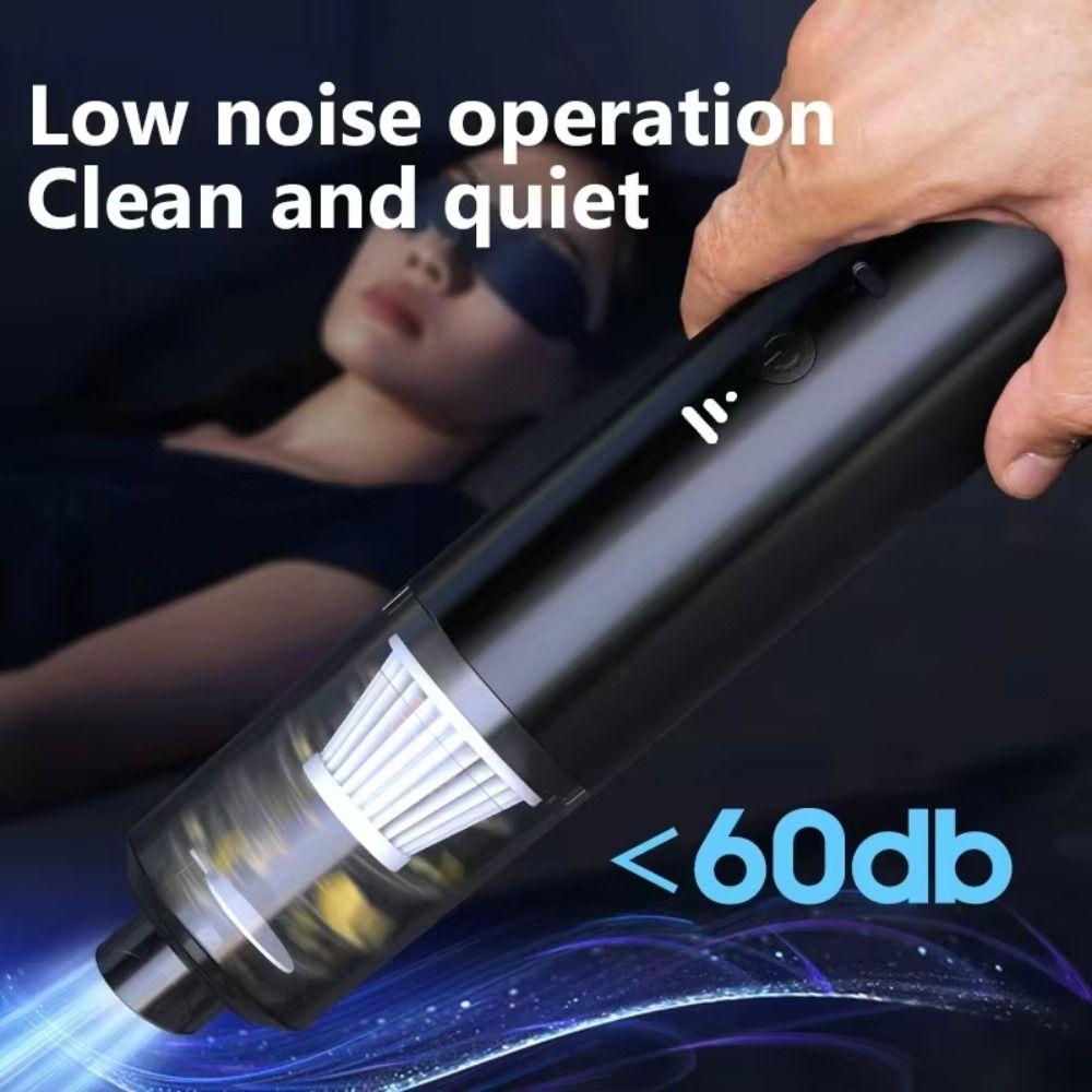 Powerful Suction Car Dust Collector Set Electric Cordless Car Vacuum Cleaner Low Noise Detachable Handheld Vacuum Home Cleaning