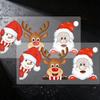 3pcs Set Christmas Decoration Car Stickers for Auto Windows Trunk Front Motorcycle Fairings Scooters Door Universal Vinyl Decals