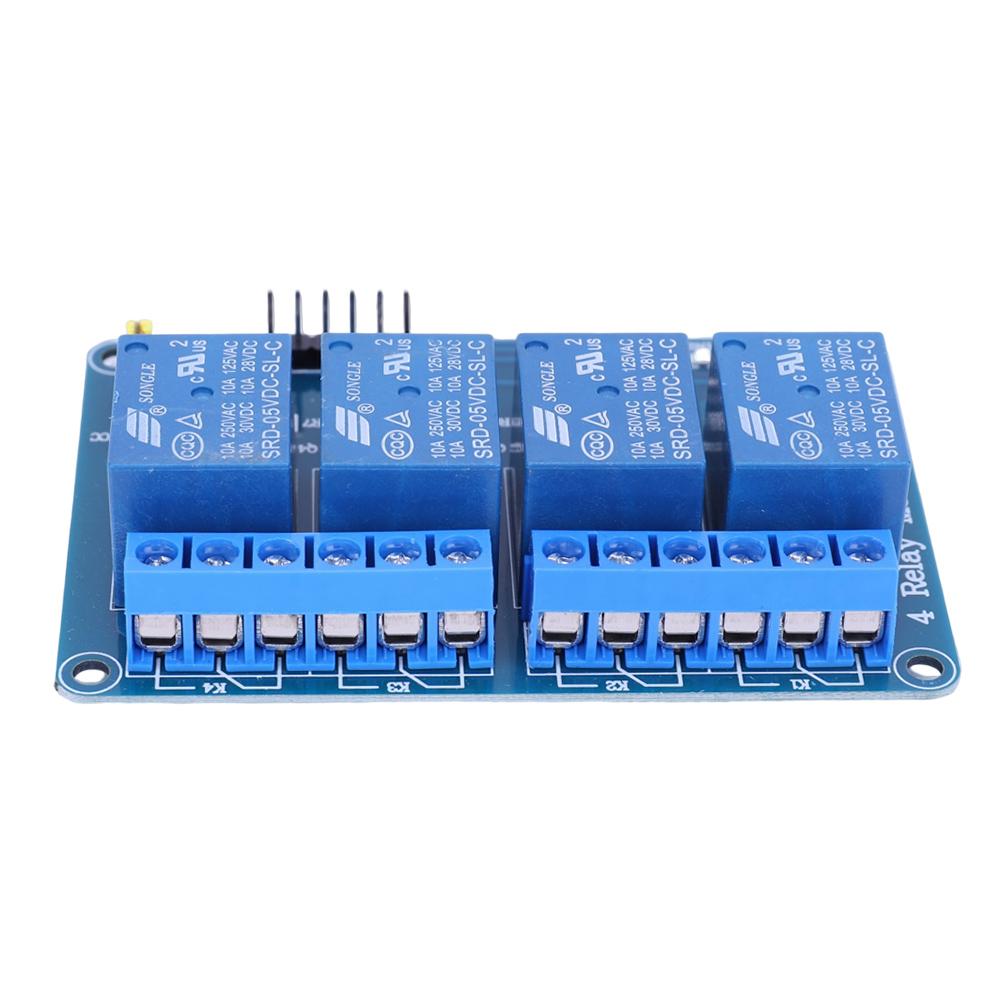 4 Channel Relay Board AVR 51 PIC 5V 12V 4-Channel Relay Module with Optocoupler Relay 4 Way Relay Module for Arduino