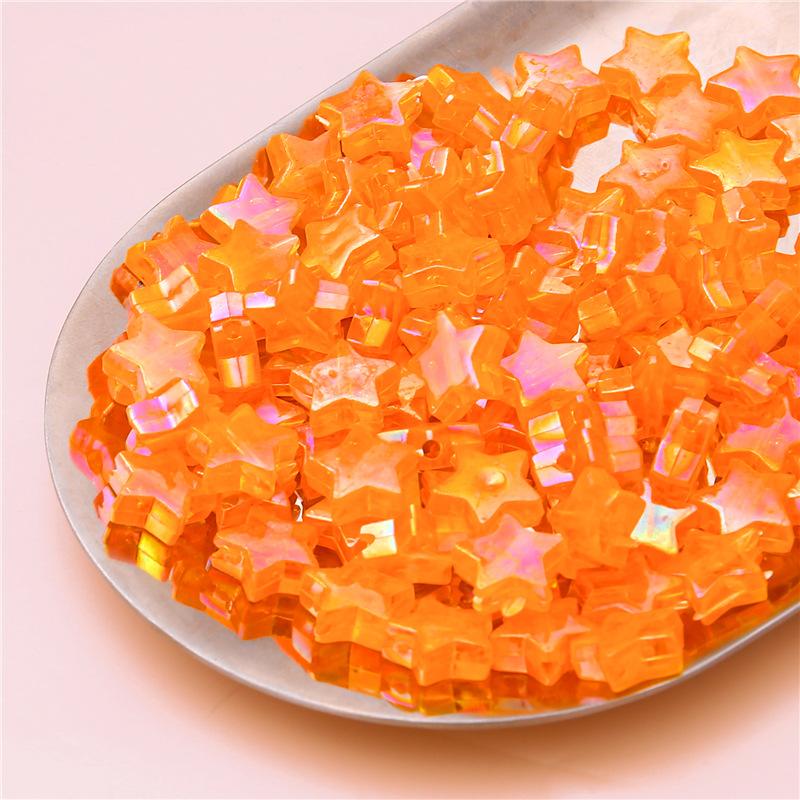 Handmade Beads Acrylic Color-plated Beads Handmade DIY Beaded Earrings Bracelet Cell Phone Chain Accessories Materials Loose Beads Making Accessories