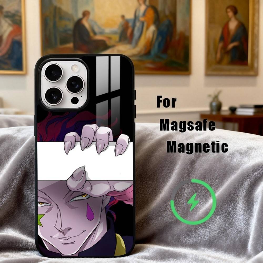 A-Anime H-Hisoka-A M-Morow-W Phone Case For iPhone17,16,15,14,13,12,11 Plus,For Magnetic Wireless Charge Cover