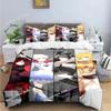 3D Fashion Cartoon R-RWBY Bedding Set Printed Bed Set With Pillowcase Bed Duvet Cover Soft Single Double Queen Super King Size