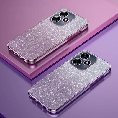 Luxury Shiny Glitter Plating Silicone Case for Infinix Hot 30 30i 20 12 11S 11 10 9 Play NFC Coque Camera Lens Soft Back Cover