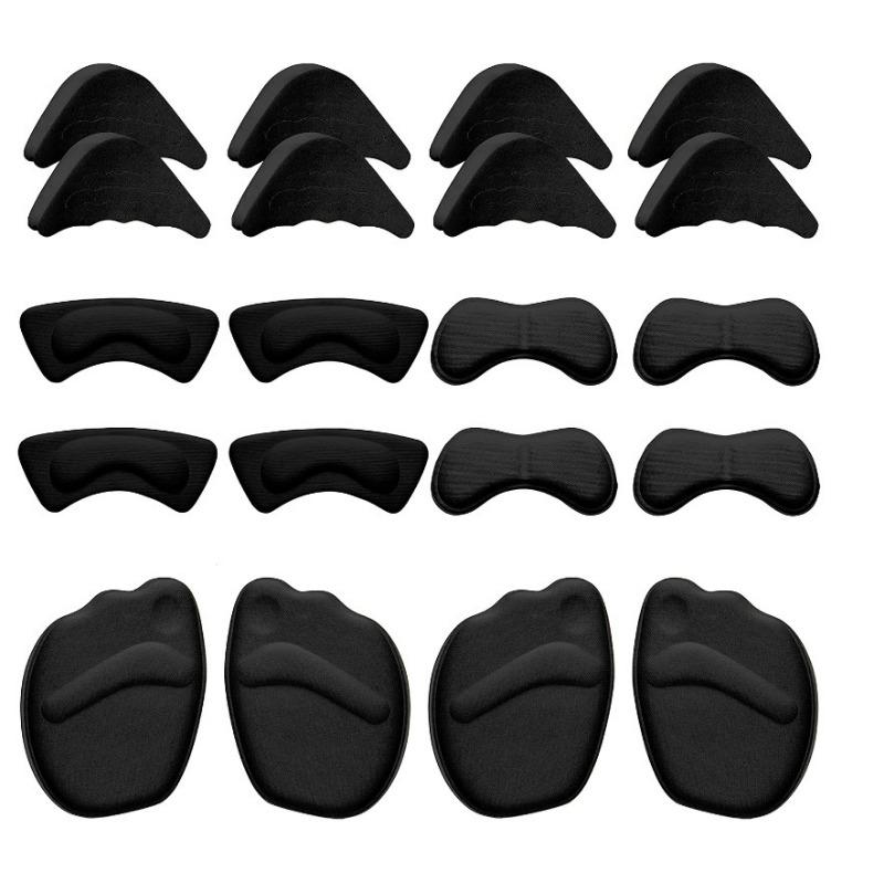 Heel Sticker Forefoot Pad Toe Plug Set, A Total of Ten Pairs of Sea Soft EVA Material Adjustable High Heels Anti-wear Feet