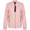 Neo W Ut Bomber Jacket Windproof Baseball Collar Zipper Comfortable Women Jacket Pink DU2381