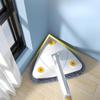 Rotating flat triangular mop, white