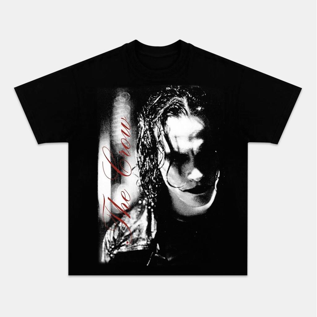 The Crow Eric Draven Brandon Lee Maglietta Grafica Uomo Donna Film Cult Casual Cotone Streetwear