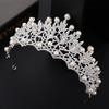 Bridal Silver Crown Wedding Hair Accessories Wedding Dress Accessories European Birthday Headwear Crown