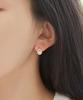 47Bag 925 Silver Natural Gemstone Teardrop Earrings Rosee
