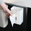 19x13.2x2.8cm Residue Free Adhesive Paper Drawer Box Wall Mounted Tissue Holder Simple Plastic Multifunctional Toilet Tissue Storage Boxes