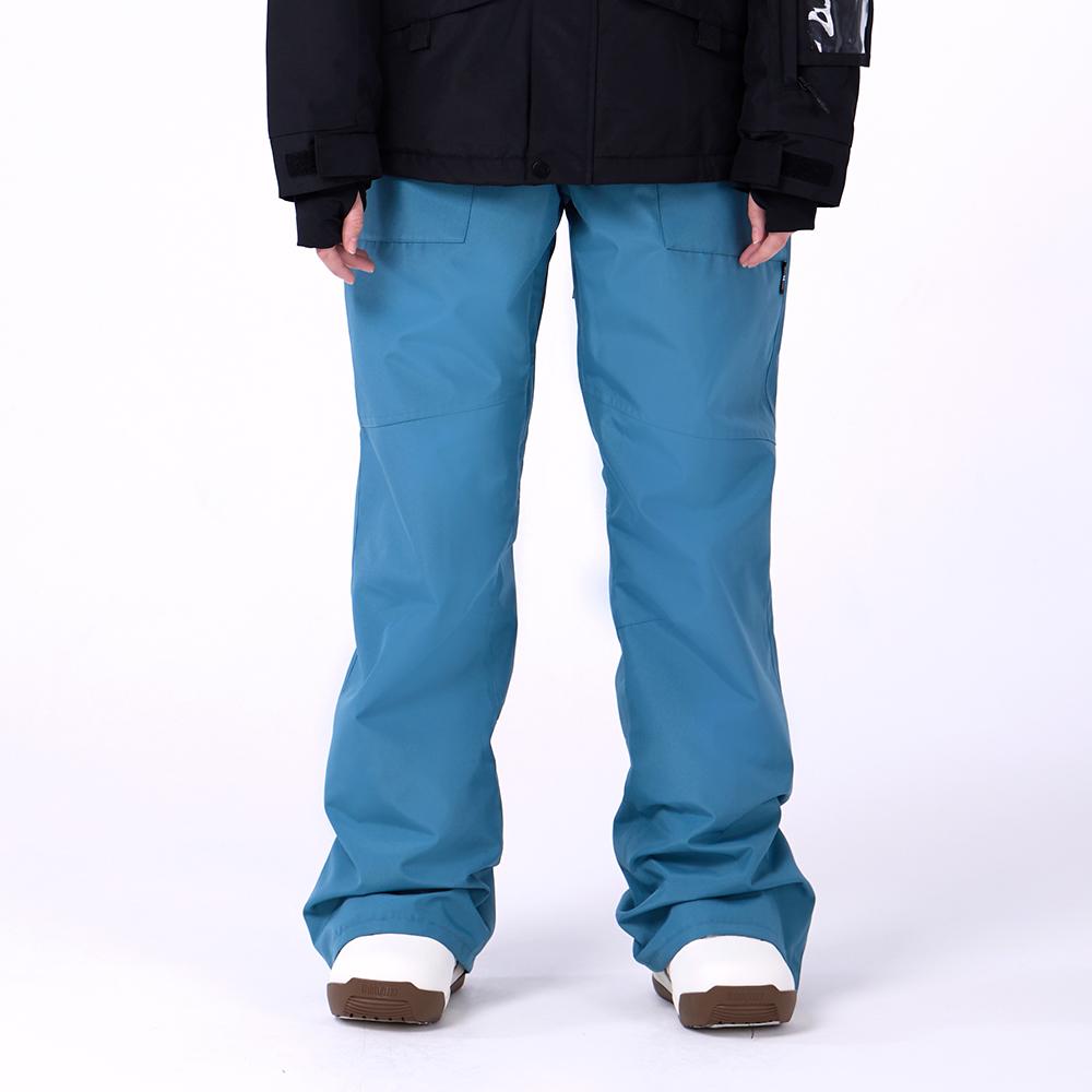 Jeseuteu Leather Tab Snowboard Pants Turquoise