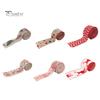5m Christmas Decoration Ribbon Merry Christmas Tree Elk Snowflake Red Green Dots Let It Snow Gift Packing Xmas Bow Gifts Wrapping Ribbon