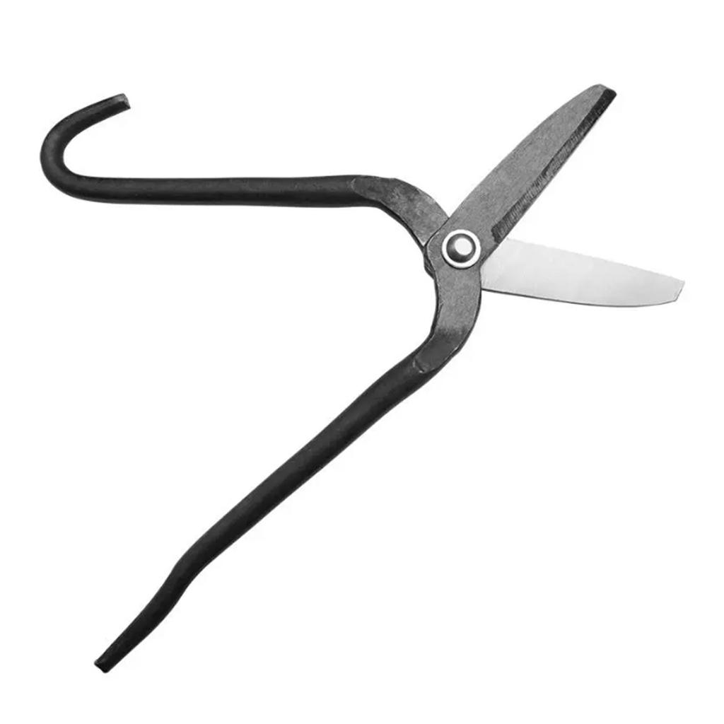 Professional Manganese Steel Metal Straight Shears, Heavy-Duty Industrial Scissors for Cutting Hard Wire