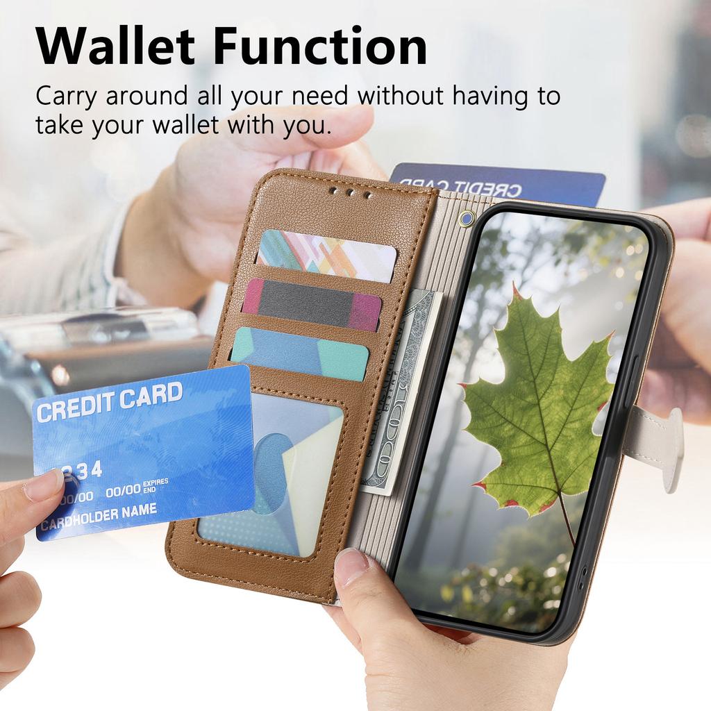 For Google Pixel 10a Case Wallet Rhombus Imprinted PU Leather Phone Cover