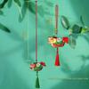 Dragon Boat Festival Embroidered Tiger Sachet Car Pendant - Ethnic Style Ornament