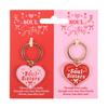 Something Different Soul Sisters Heart Keyring (Pack of 2)