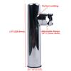 Accessoires de Bateau Accessoire d'Équipement de Pêche en Acier Inoxydable Support de Porte-Canne à Pêche Pivotant 22mm-26mm Bateaux Yacht