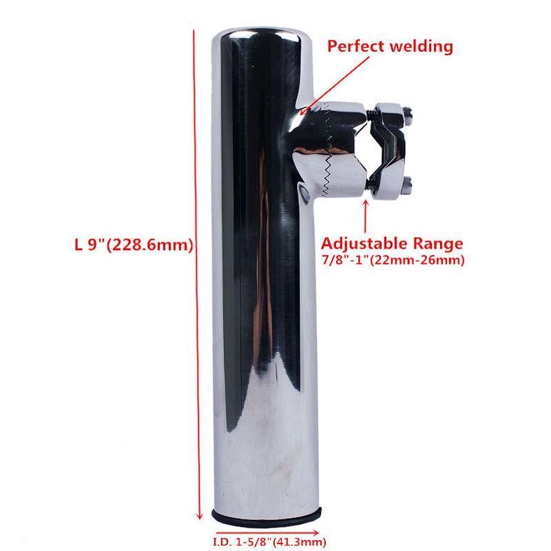 Accessoires de Bateau Accessoire d'Équipement de Pêche en Acier Inoxydable Support de Porte-Canne à Pêche Pivotant 22mm-26mm Bateaux Yacht