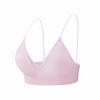 BYMERMAIDS Fitness Yoga Top Deep V Sexy Triangle Cup Bralette Boneless Sports Bra Seamless Push Up Bra Women's Tube Top Crop Top