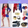 Suicide Squad Harley Quinn Cosplay Costume For Adults And Kids With Polyester Fabric For Role Play