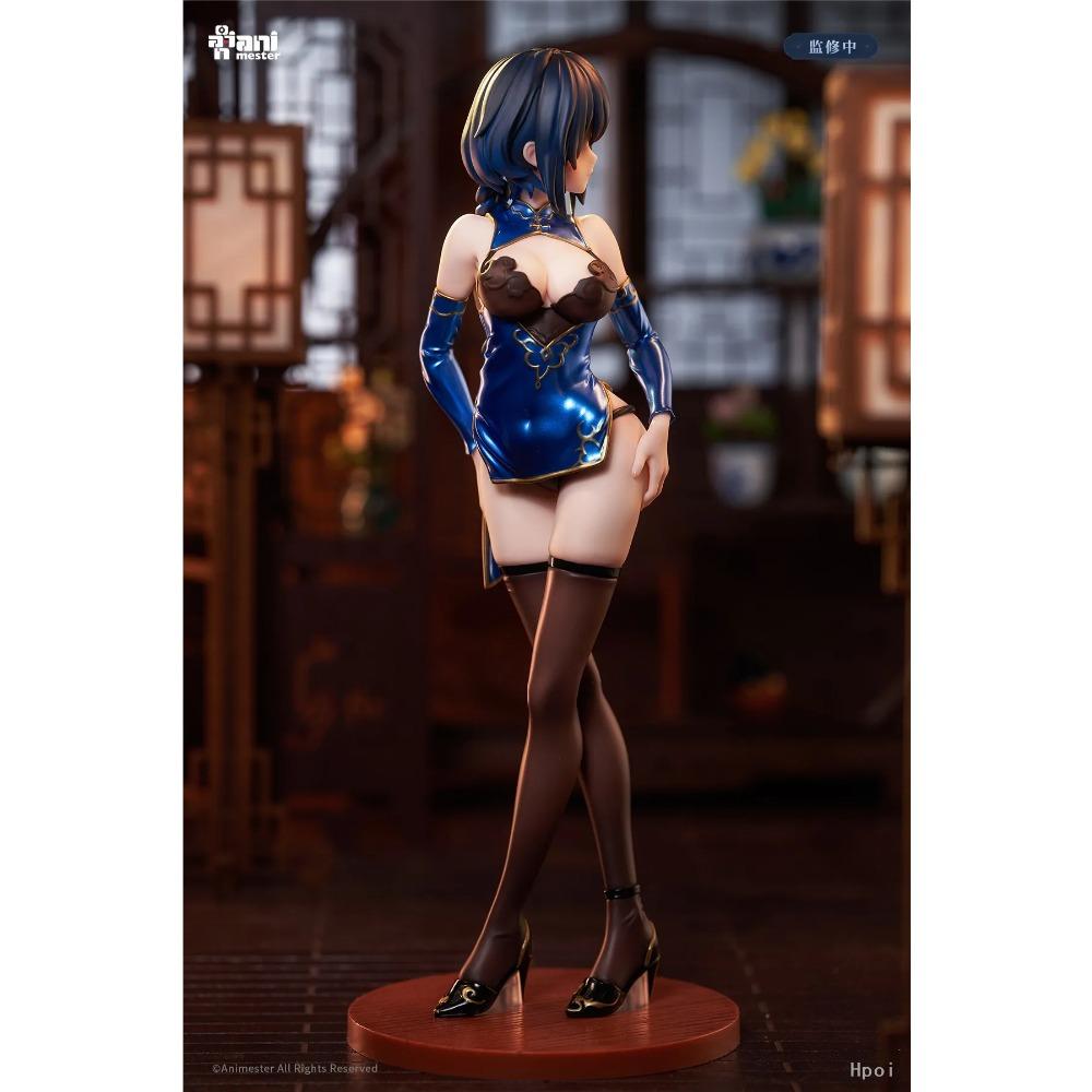 27CM Anime Nangong Yingtao Figure Chinese Style Cheongsam Girl Model Slightly Exposed Cute Toy Gift CollectionOrnaments PVC