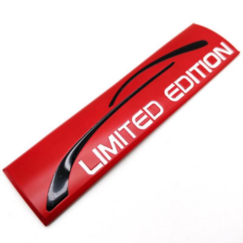 3D Metal Limited Edition Emblem Badge Sticker Decals Car Styling Accessories