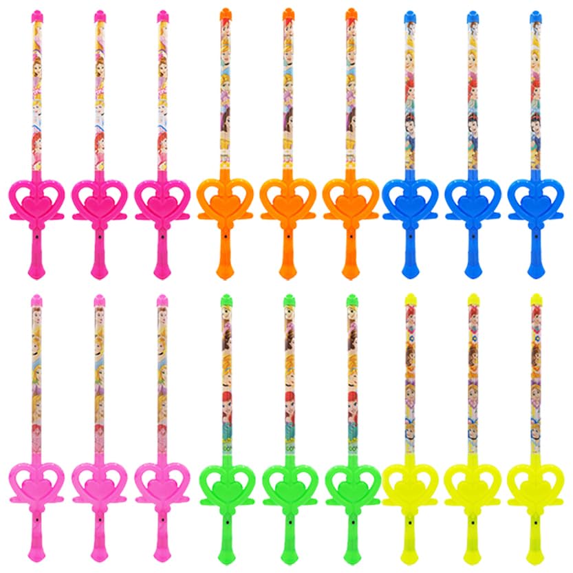 

Притворись принцессой Диснея Вспышка Сердце 6 типов х 3, всего 18 палочек для коммерческой общей длины одноразовые батарейки персонаж притворись