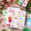 6 Pcs Seasonal Kitchen Towels Valentine's Day Hand Towels St Patrick's Day Easter Dish Towel Set Holiday Heart Shamrock Egg Tea Towel for Kitchen