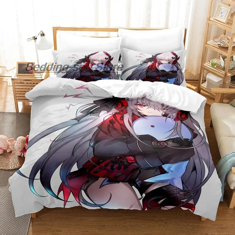 Kawaii GRAY RAVEN PUNISHING Lucia Anime Bedding Set Single Twin Full Queen King Size Duvet Cover for Adult Kid Bedroom