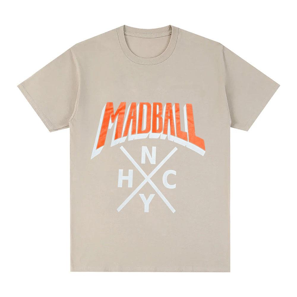 100% Cotton Madball T-shirt Band Tour Graphic Print Tees Streetwear Fashion Women Men Casual O-Neck Adult Tops Summer XS-XXL