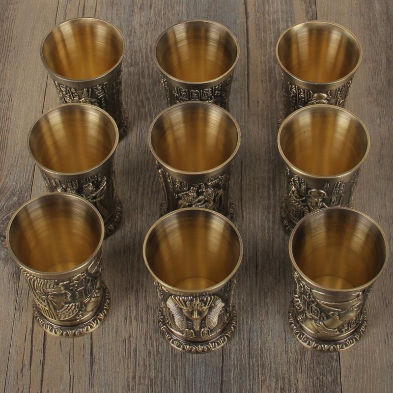 The Revenant Samme Stil Vinglas Oldtidens Egypten Mytologi Relieff Kunst Kobber Snapseglas B52 Cocktail Rusland Sikkim Spiritus Kugle Kop