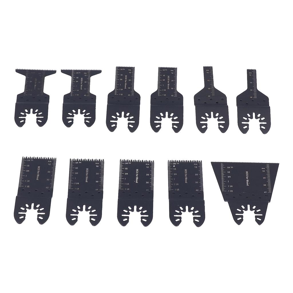 11PCS Oscillating Multitool Blade Quick Release Universal Saw Blade Woodworking Blade Oscillating