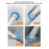 Disposable Toilet Brush Set Portable for Travel, Hotels, and Public Restrooms with Refill Sponge Heads